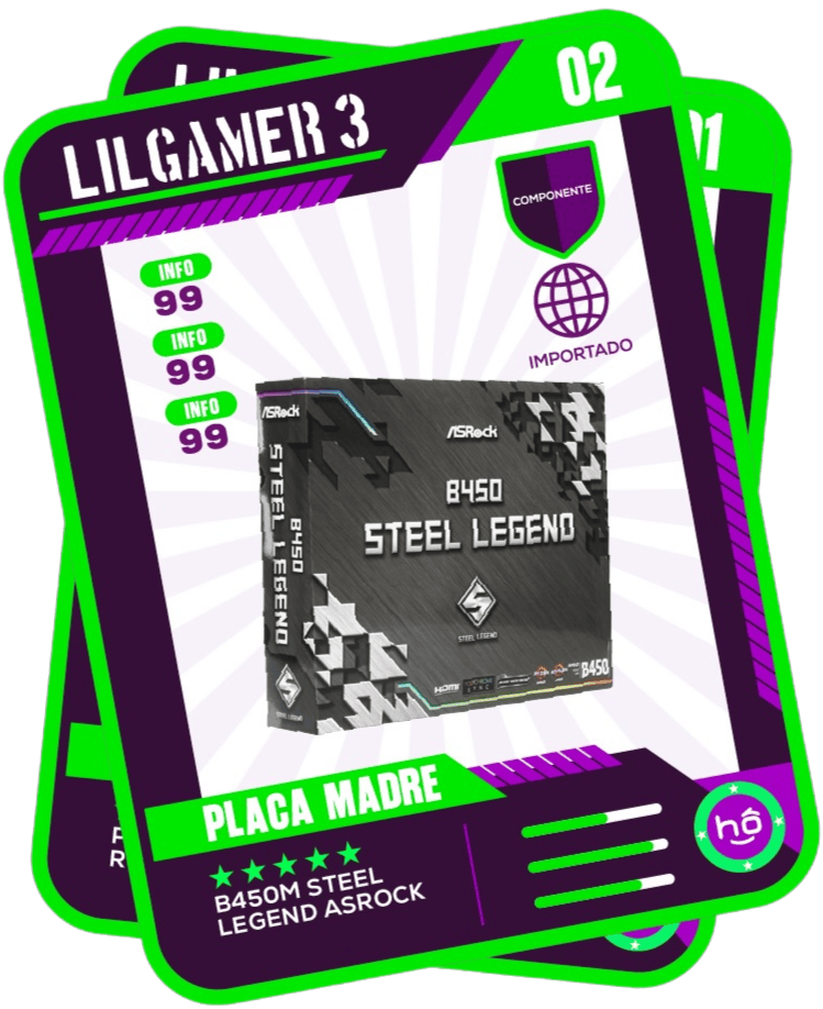 Placa madre ASRock B450M Steel Legend